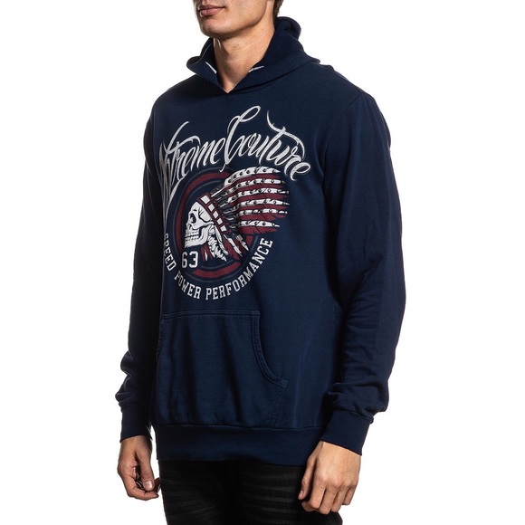 Xtreme Couture By AFFLICTION Men's Hoodie TOMAHAWK - Picture 5 of 8